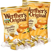 Sweetzo Werther's front packaging showing two sealed 4.51 oz bags for convenience