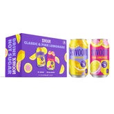 Swoon front packaging of 12-pack showing variety and convenience