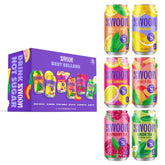 Swoon 12-pack front view showing assortment and shelf-ready packaging benefit convenience
