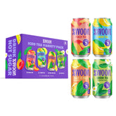 Swoon variety pack front packaging showing three flavors and keto benefit