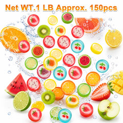Sylphidance loose candies spread on a tabletop, showcasing variety and vibrant colors