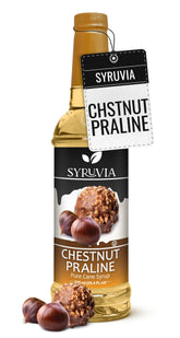 Syruvia bottle front packaging showing label and flavor for easy identification