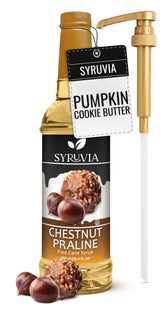 SYRUVIA bottle front packaging showing label and size for clear product identification