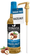 SYRUVIA front packaging shows bottle and label, highlighting sugar-free benefit