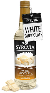 Syruvia front packaging showing bottle and branding for clear product identification and trust