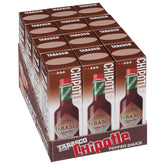 TABASCO bottle front packaging showing chipotle label and smoky flavor benefit
