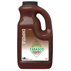TABASCO chipotle front packaging shows jug and label for bulk use and quick ID