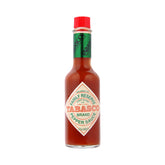 TABASCO Family Reserve front bottle showing elegant glass and premium look