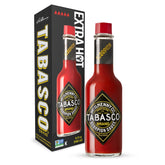 TABASCO scorpion front bottle showing label and glass bottle for clear product view