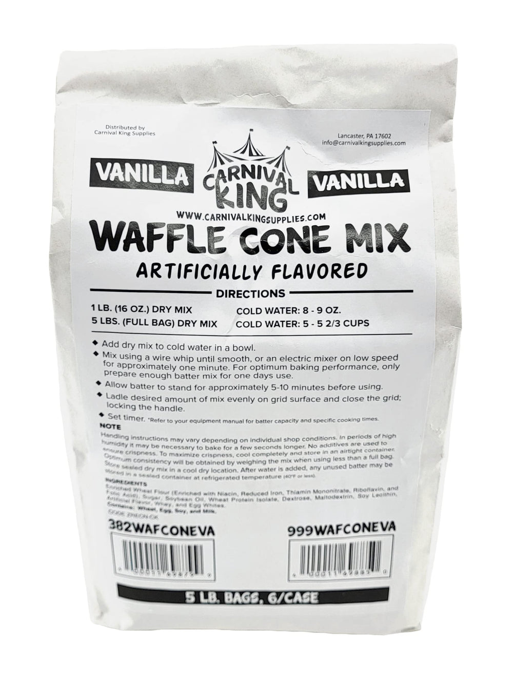 TableTop King Carnival King 5 lb bag front view showing brand and bulk packaging benefits