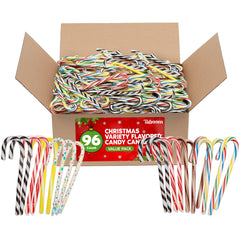 Taboom front packaging showing 96-count bulk candy canes for easy gifting