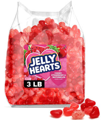 Taboom front packaging showing 3 lb heart-shaped jelly beans for easy party use