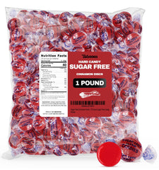 Taboom front packaging showing 1 lb bag and bold red cinnamon appeal