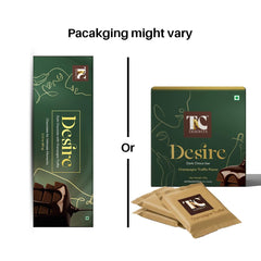 TAC Delights Desire unwrapped bars showing clean edges and portioning for sharing