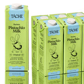 Táche front packaging showing pistachio milk and clean ingredients benefit