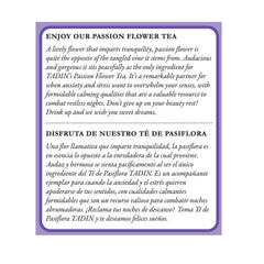 Dry passion flower herb detail from Tadin showing natural single-ingredient quality