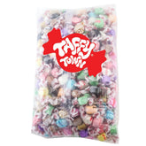Taffy Town front of bag showing 5 lb size and assorted flavors, great for parties