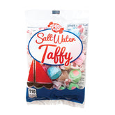 Taffy Town front packaging showing 80 oz bulk bag and brand benefit