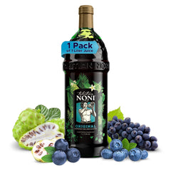 Tahitian Noni front packaging showing 1L bottle for easy identification and convenience