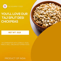TAJ Gourmet Foods chana dal cooking in pot illustrating quick-cook convenience