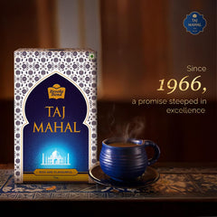 Taj Mahal loose long tea leaves close-up showing texture and aroma preservation