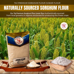 TAJ close-up of sorghum flour texture for smooth baking results