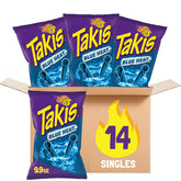 Takis Blue Heat front packaging showing bold branding and size
