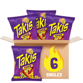 Takis Fuego front packaging showing brand and spicy flavor, signals bold snack