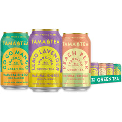 Tama Tea front packaging 12-pack showing organic zero calorie option