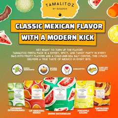Tamalitoz close-up of candy cross-section with chile-lime center highlighting flavor contrast
