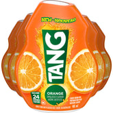 TANG front packaging showing 12 bottles and product benefit portable refreshment