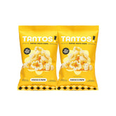 Tantos front packaging showing two 4 oz bags and bold flavor benefit