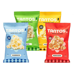 Tantos Pesto bag held in hand to show size and convenient portioning benefit