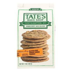 TAOindustry Tate's Bake Shop close-up of Ginger Zinger cookie crisp texture and ginger specks