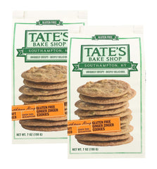 TAOindustry Tate's Bake Shop front packaging showing two 7 oz packs for convenient gifting