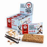 Taos Bakes front packaging showing 12-count box and convenience