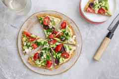 Tarazi falafel stuffed pita with veggies showing convenient meal pairing
