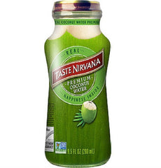 Taste Nirvana front packaging glass bottles showing premium look and freshness
