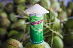 Taste Nirvana pouring into a glass to showcase clear natural flavor and refreshment
