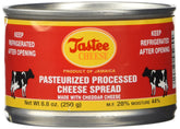 Tastee Cheese front packaging showing block and label, convenient portion
