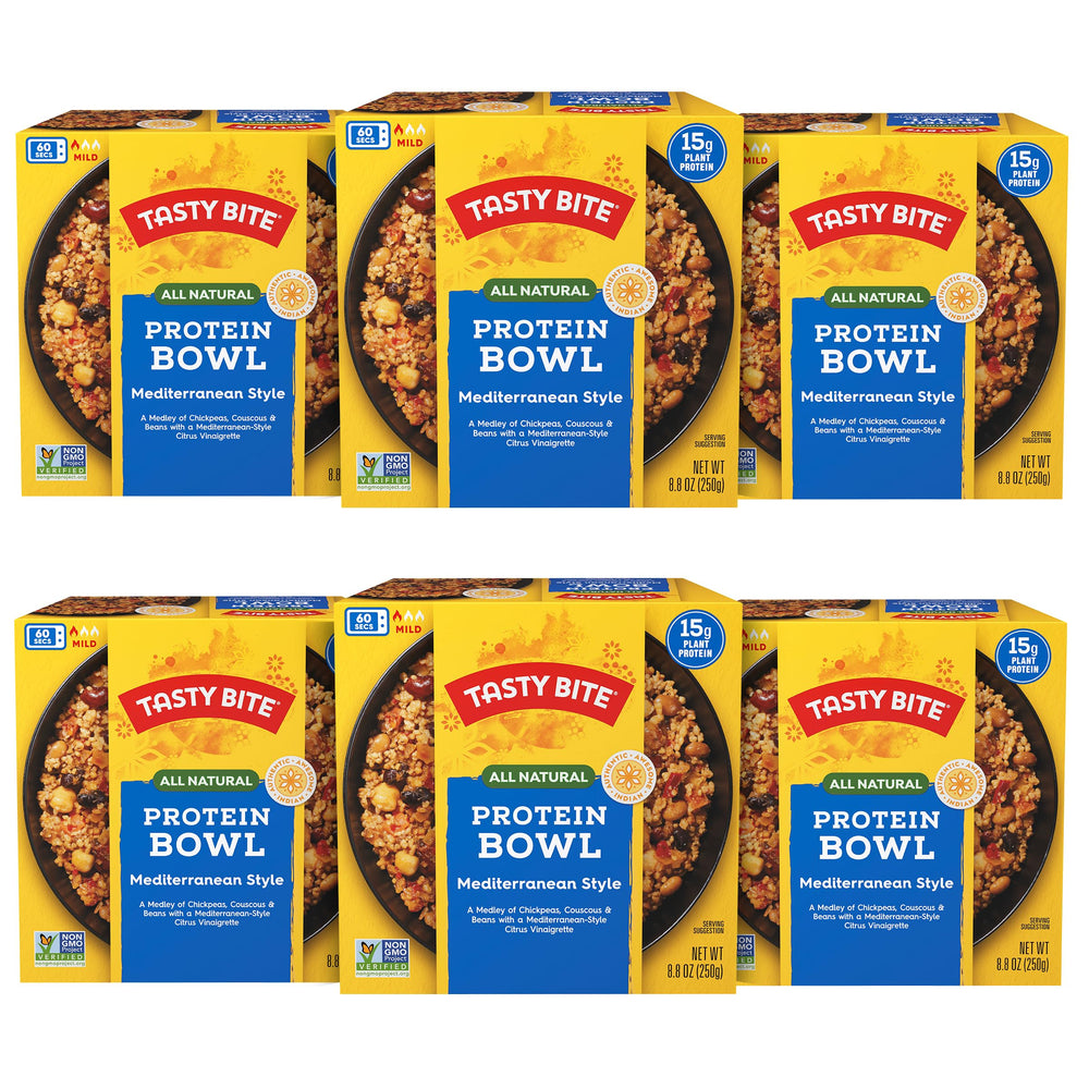 TASTY BITE front packaging showing bowl and benefits
