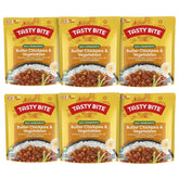TASTY BITE front packaging showing butter chickpea entree and pack benefits
