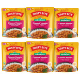 TASTY BITE front packaging showing organic channa masala and brand