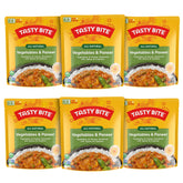 TASTY BITE front packaging showing Jaipur vegetables and paneer, convenient ready meal