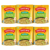 TASTY BITE front packaging showing organic Thai lime rice benefits