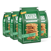 Tate's Bake Shop front packaging showing mint chocolate chip cookies and brand