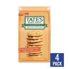 Tate's Bake Shop close-up texture of cookie showing crunchy golden surface
