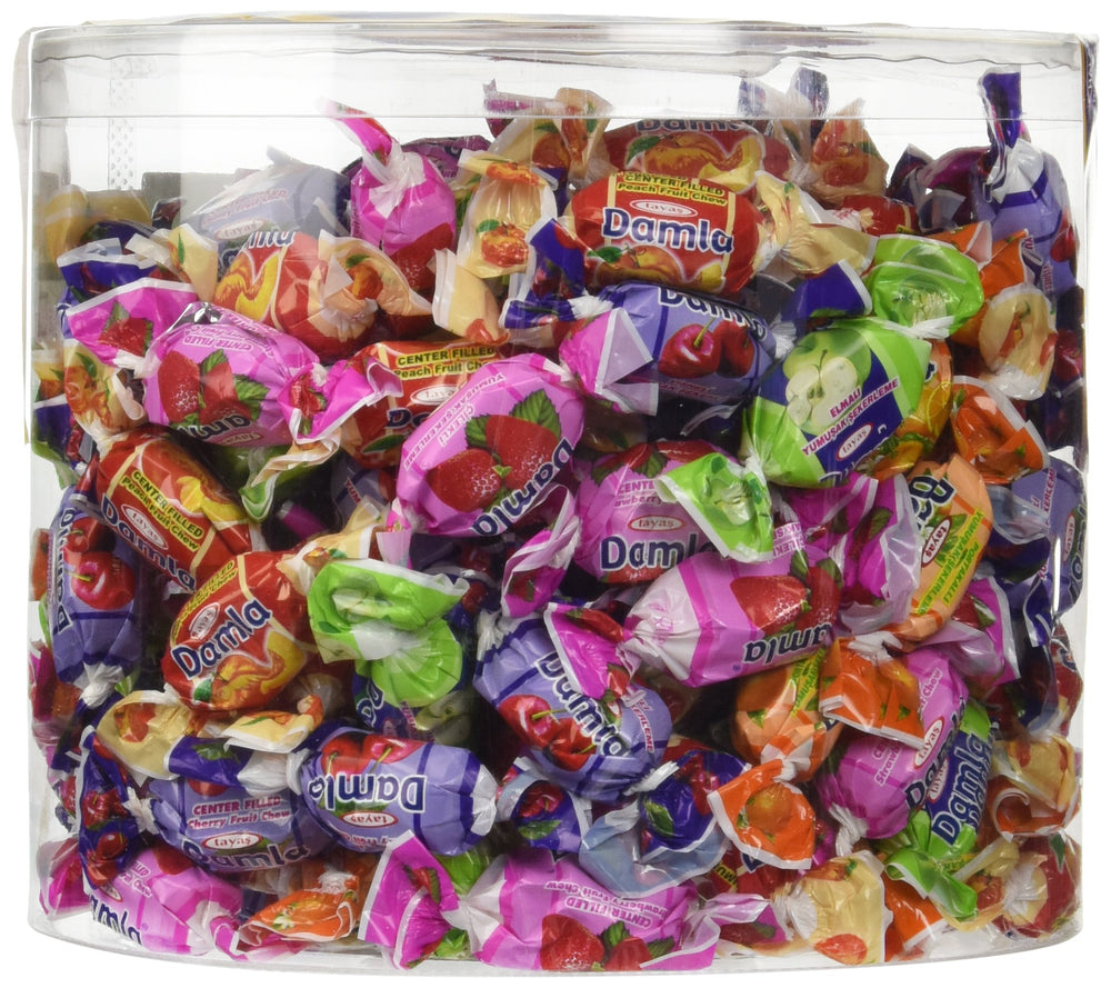 Tayas Damla front pack showing assortment and portioning for sharing