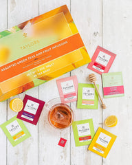 Taylors of Harrogate brewed cup showcasing clear color and aroma appeal
