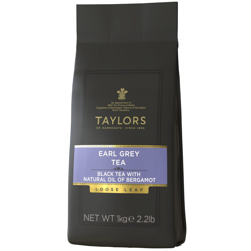 Taylors of Harrogate front packaging showing one-kilogram bag and clear branding, convenient storage